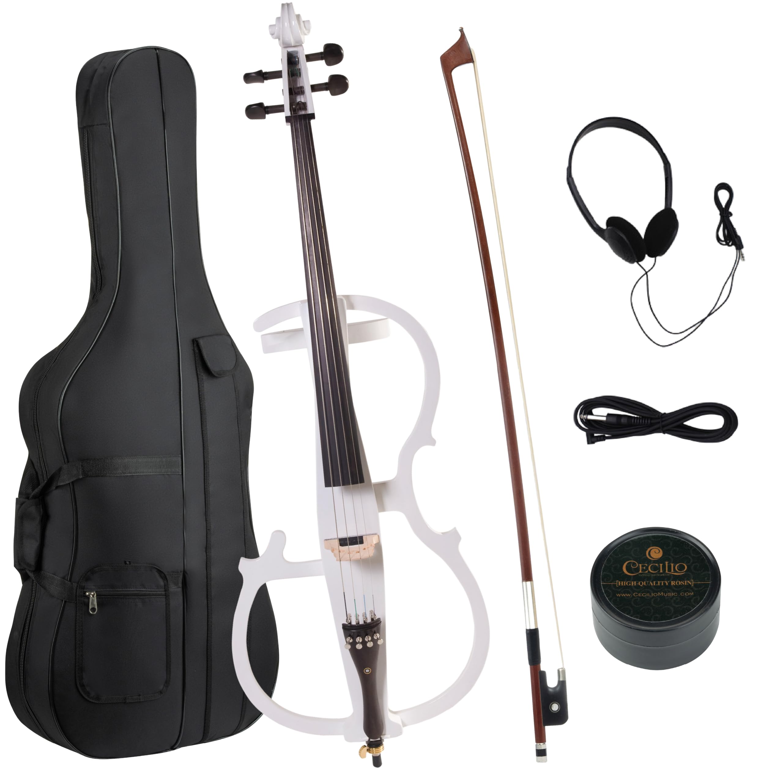 Amazon.com: Cecilio 4/4 Electric Cello with Ebony Fittings