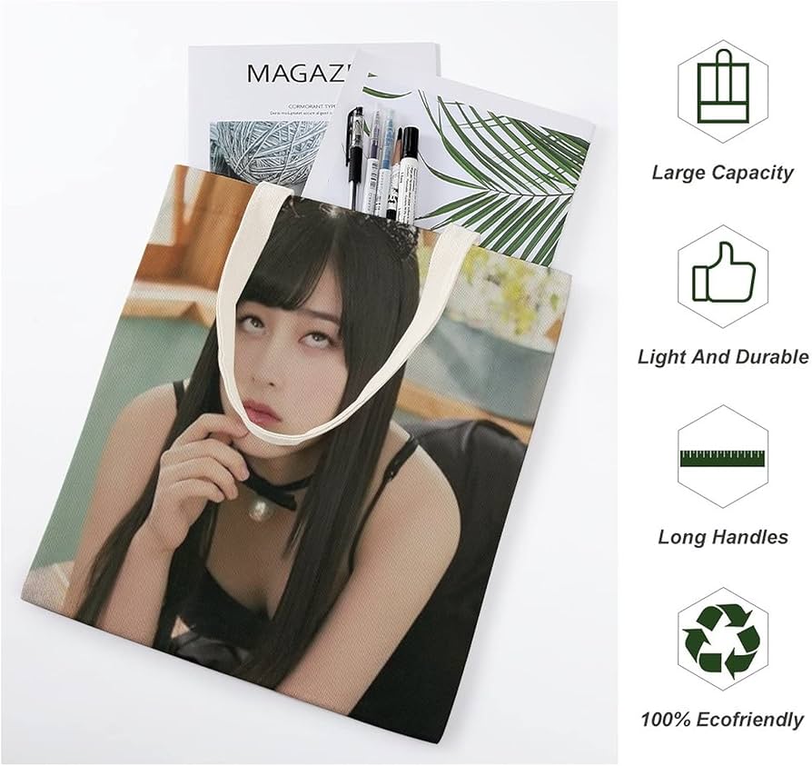 Amazon.co.jp: 橋本環奈 エコバッグ ショッピングバッグ 買い物袋 軽量