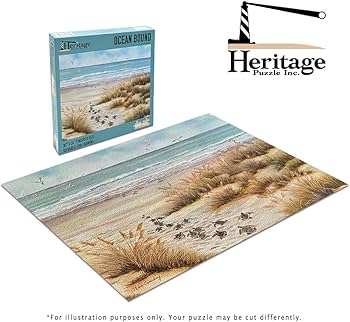 Amazon.com: Heritage Puzzle Ocean Bound - 1000 Piece Jigsaw