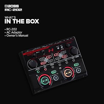 Amazon.com: BOSS RC-202 Loop Station | Fingertip Looping for