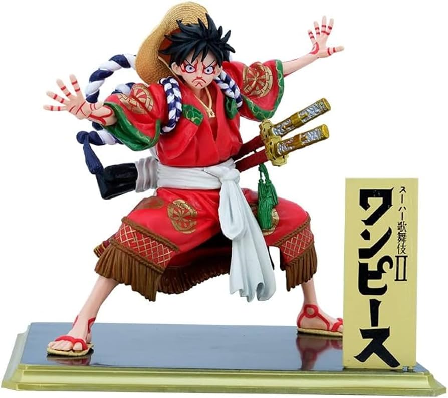 Amazon.co.jp: ワンピース着物ルフィ アニメフィギュア 19cm ワノ国