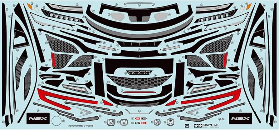 Amazon.co.jp: タミヤ 1/10 電動RCカーシリーズ No.634 NSX (TT-02