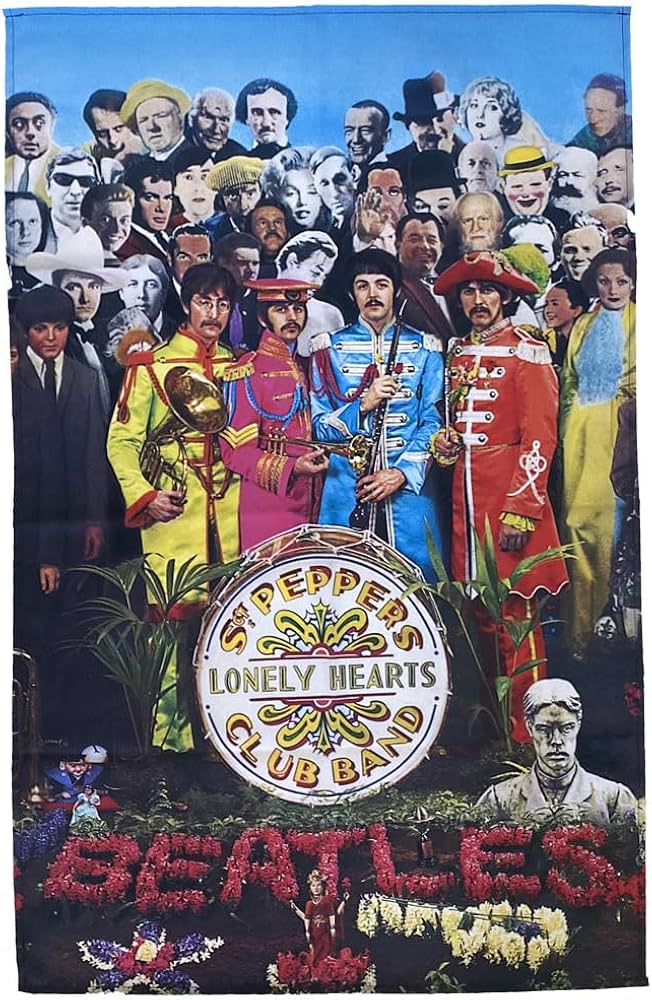 Amazon.co.jp: THE BEATLES・ビートルズ・SGT PEPPER・布ポスター