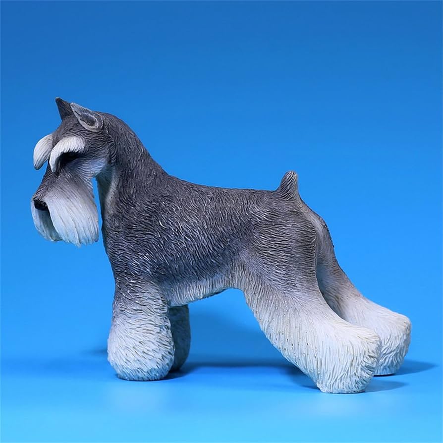 Amazon.co.jp: 1/6 サイズ スタンダード・シュナウザー 可愛い 犬 動物