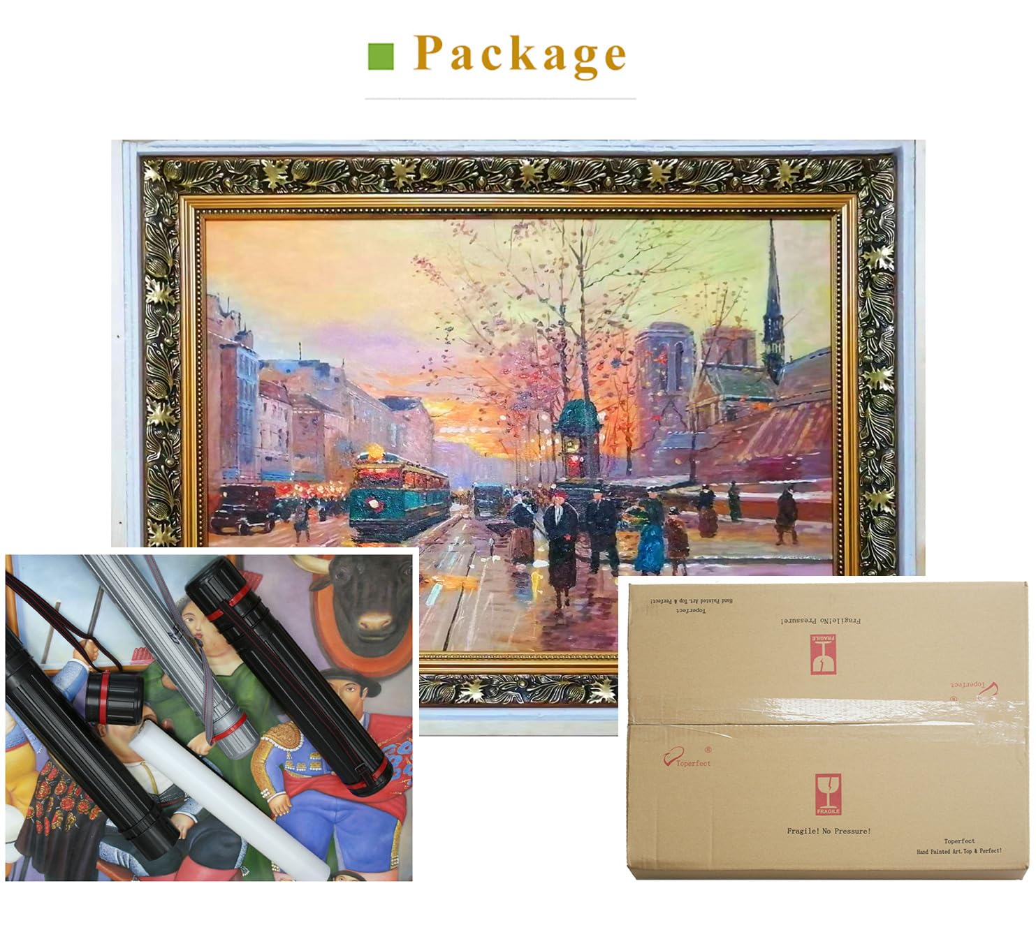 Amazon.co.jp: つの絵画 花瓶の中のチューリップ ポール セザンヌ 花の