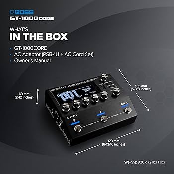 Amazon | BOSS/GT-1000CORE ボス | エフェクター・プロセッサー | 楽器