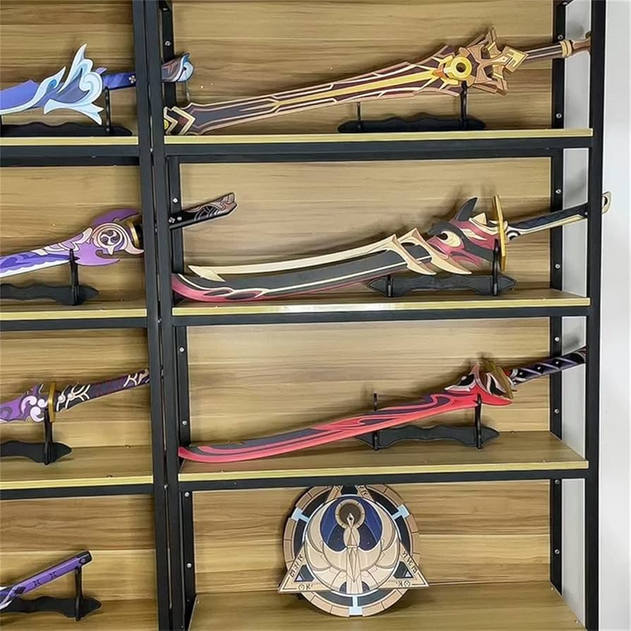 Amazon.co.jp: 【bulzuri】原神 武器 刀 聖顕の鍵 小道具 木製 竹 武器