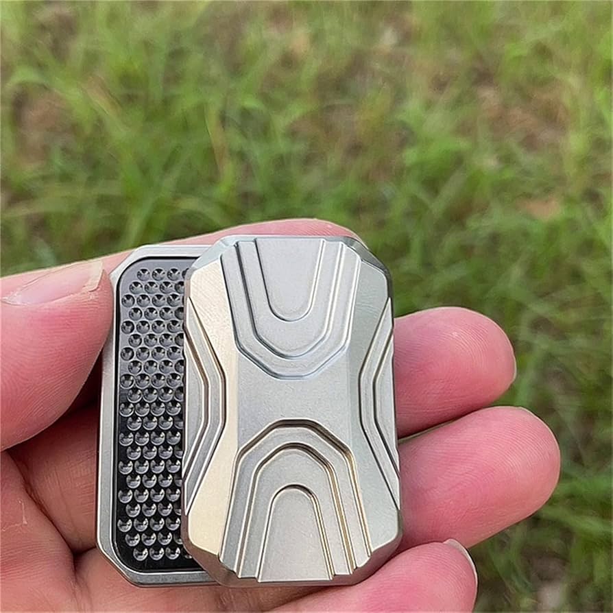 Amazon | チタン合金 King Crab Fidget Haptic Slider 金属EDC フィ