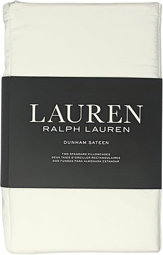 Amazon.com: Ralph Lauren Two Standard Pillowcases : Home & Kitchen