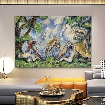 Amazon.co.jp: ポール・セザンヌ 1880年作「愛の戦い」絵画ポスター