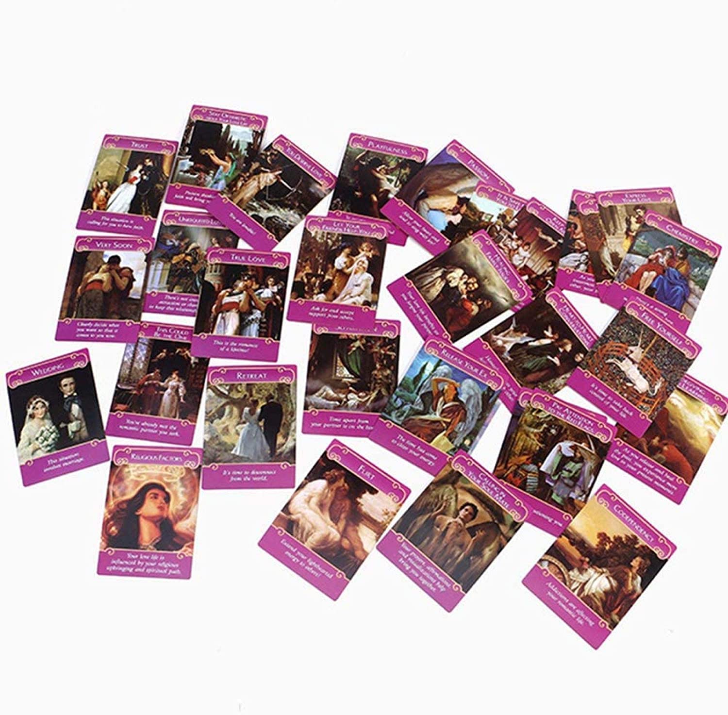 Amazon.co.jp: タロットカードオラクルカード44枚ロマンスエンジェル