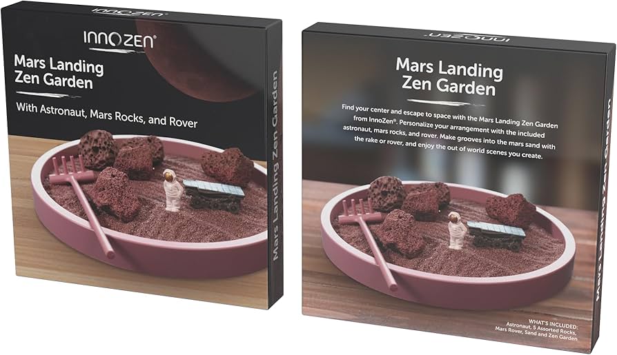 Amazon.com: InnoZen Mars Landing Zen Garden Japanese Decor- Zen