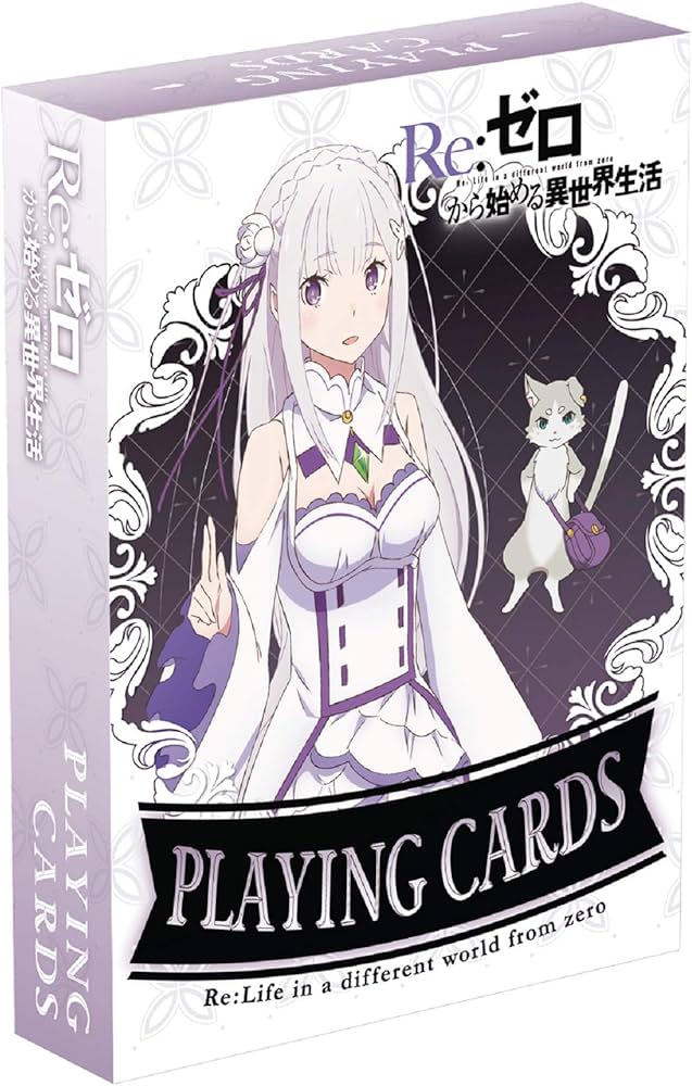 Amazon.co.jp: 日本卓上開発 プレイングカード Re:ゼロから始める異