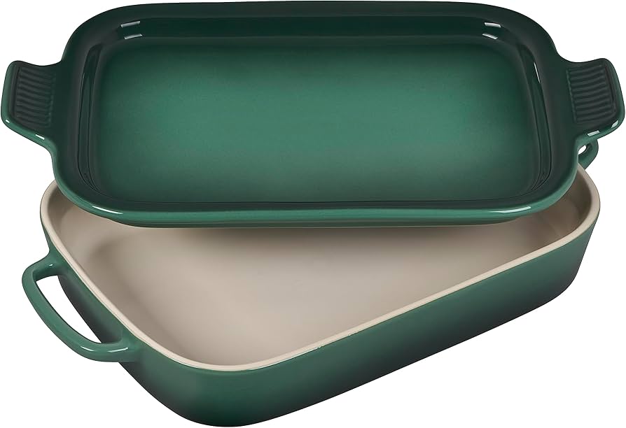 Amazon.com | Le Creuset Stoneware Rectangular Dish with Platter