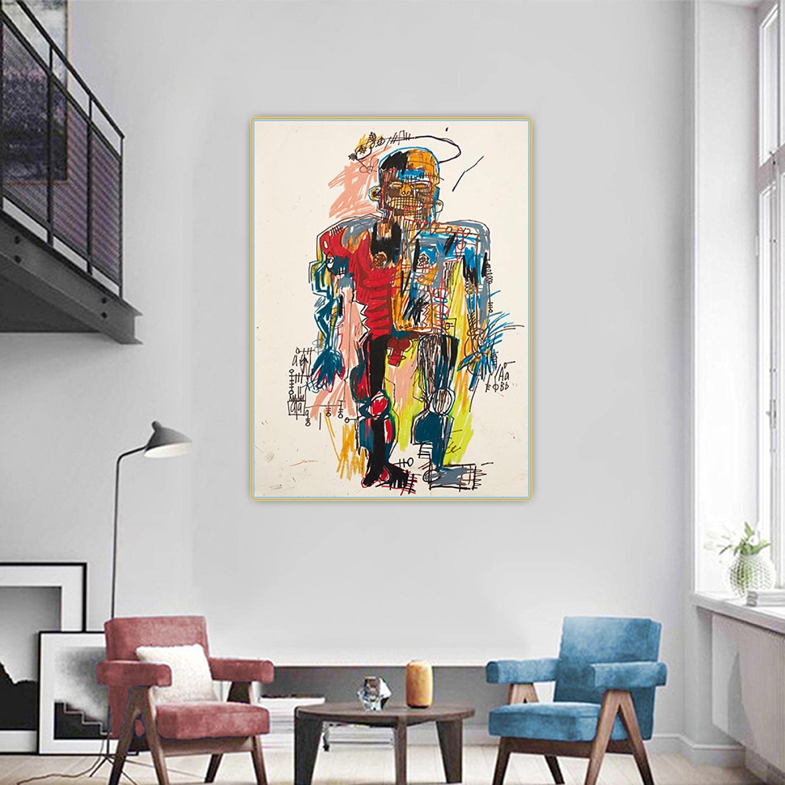 Amazon｜ジャン・ミシェル・バスキア《自画像》ストリート