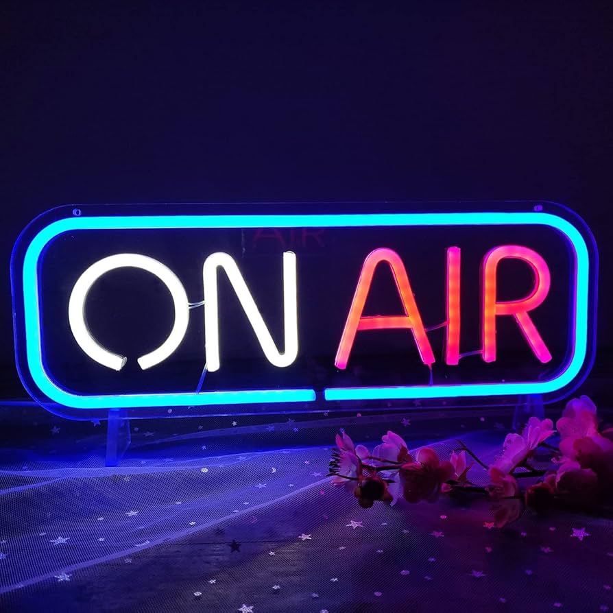Amazon.co.jp: ON AIRネオンライト レターマイクLEDネオンサイン