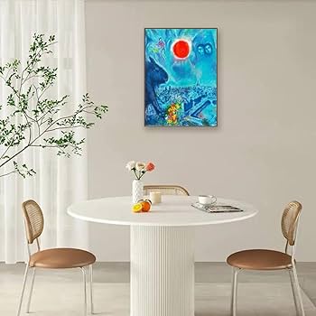 Amazon.co.jp: マルク・シャガールの有名の絵画 抽象的な画のポスター