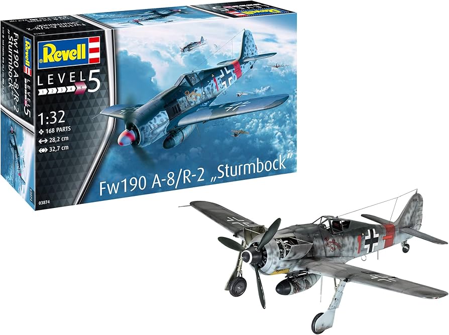 Amazon | ドイツレベル(Revell) 1/32 ドイツ戦闘機 フォッケウルフ