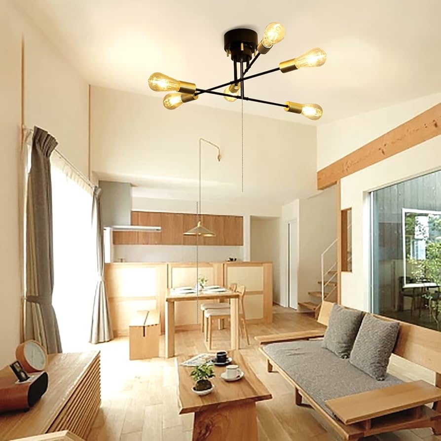 Amazon.co.jp : DINGLILED シーリングライト6灯 ペンダントライト