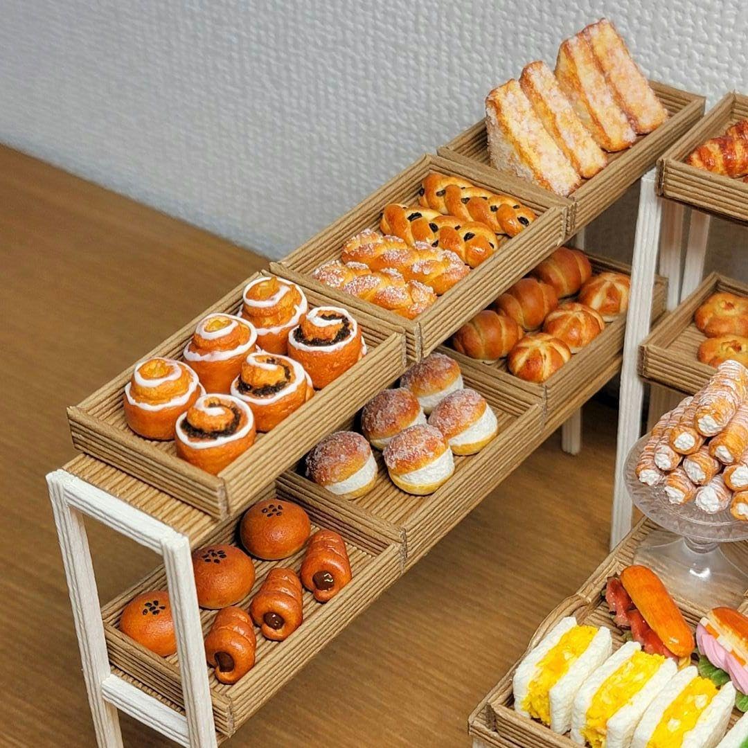Amazon.co.jp: ミニチュアパン パン屋さん作ってみました : おもちゃ