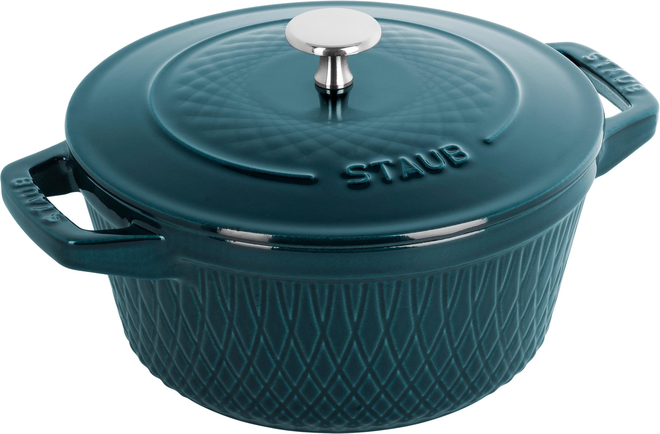 Amazon.com: Staub Twist Cocotte Z1023-189 Round Lamer 7.9 inches