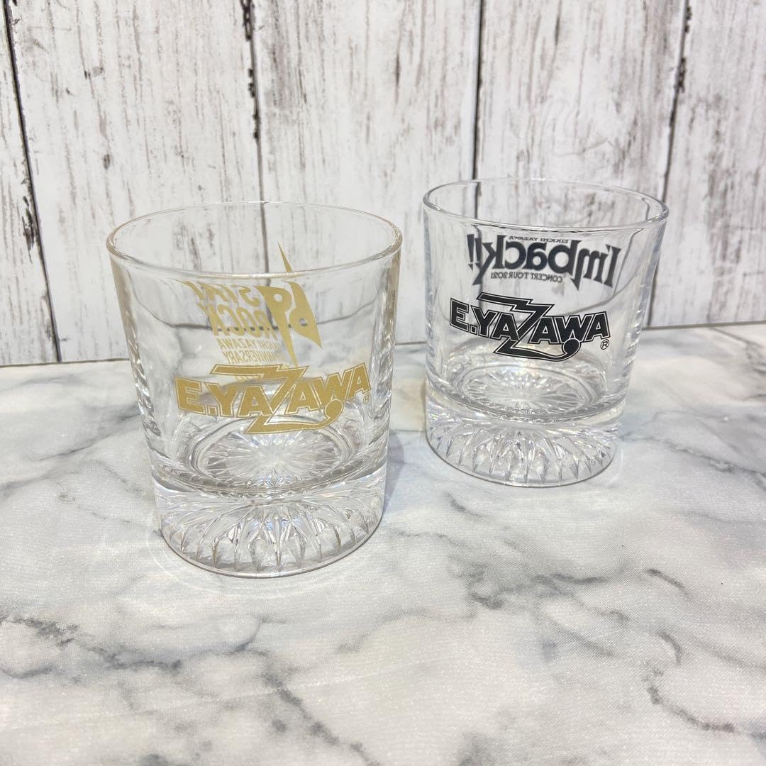 E.YAZAWA ロゴ入りガラスグラス E.YAZAWA ロゴ入りガラスグラス Amazon