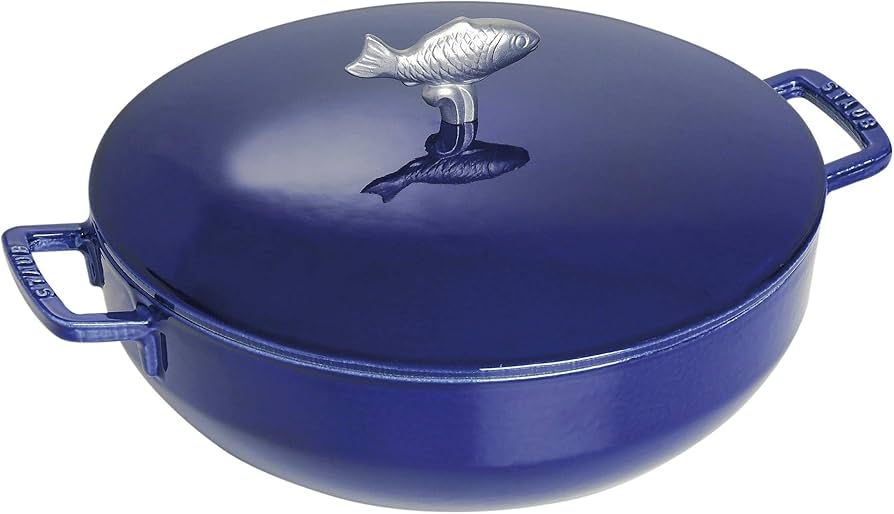 Amazon.co.jp: staub ストウブ 「 フィッシュ ココット 28cm グラン