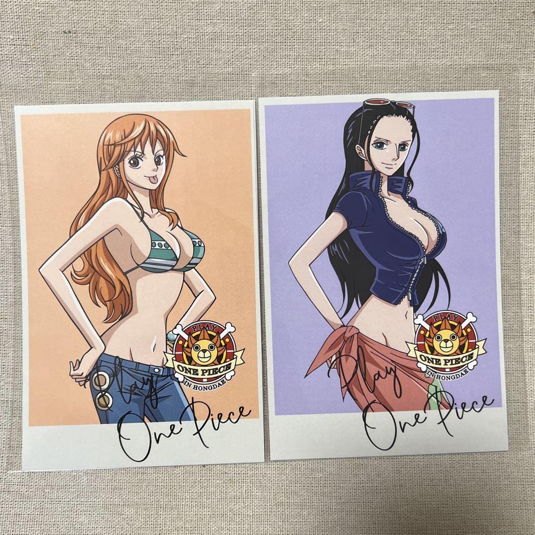 Amazon.co.jp: ワンピース ナミ ロビン 韓国限定 ポストカード