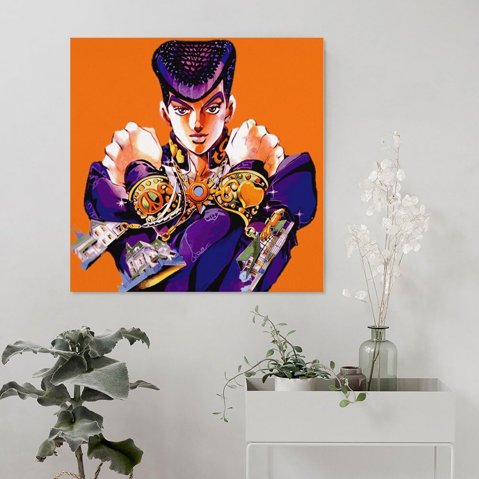 Amazon.co.jp: アートパネル 東方 仗助 ジョジョの奇妙な冒険 Part4