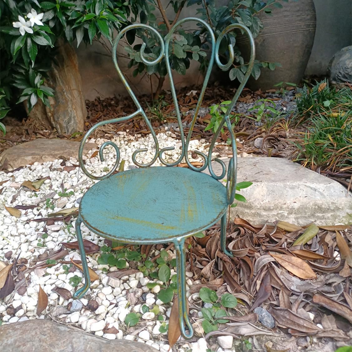 Amazon｜[GZGZ] ガーデニング雑貨 アンティーク アンティーク チェア型