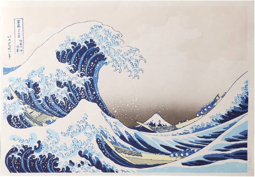 Amazon.com: JAPAN MUSEUM, Katsushika Hokusai, Fine Wind Clear