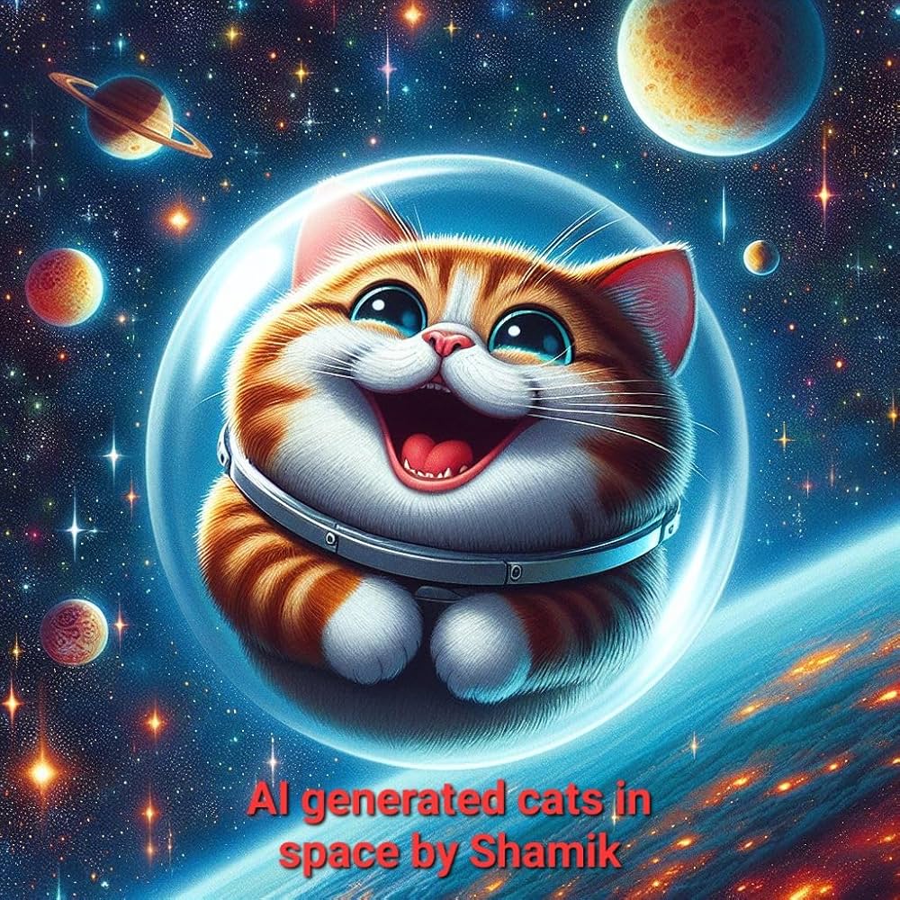 AI generated cats in space by Shamik - Kindle edition by Jha