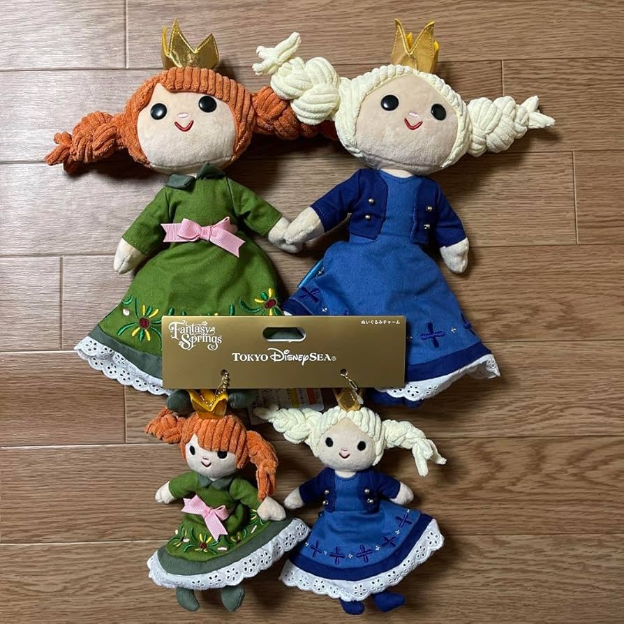 Amazon.co.jp: ファンタジースプリングス ぬいぐるみセット アナと雪の