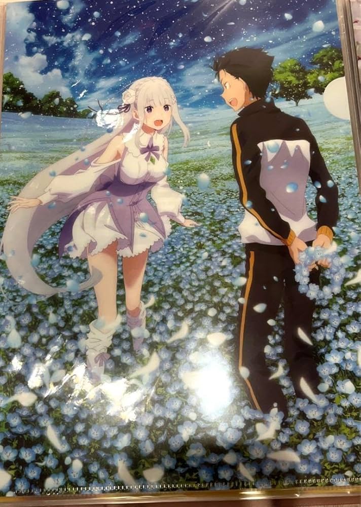 Amazon.co.jp: リゼロ エミリア スバル クリアファイル re:ゼロから