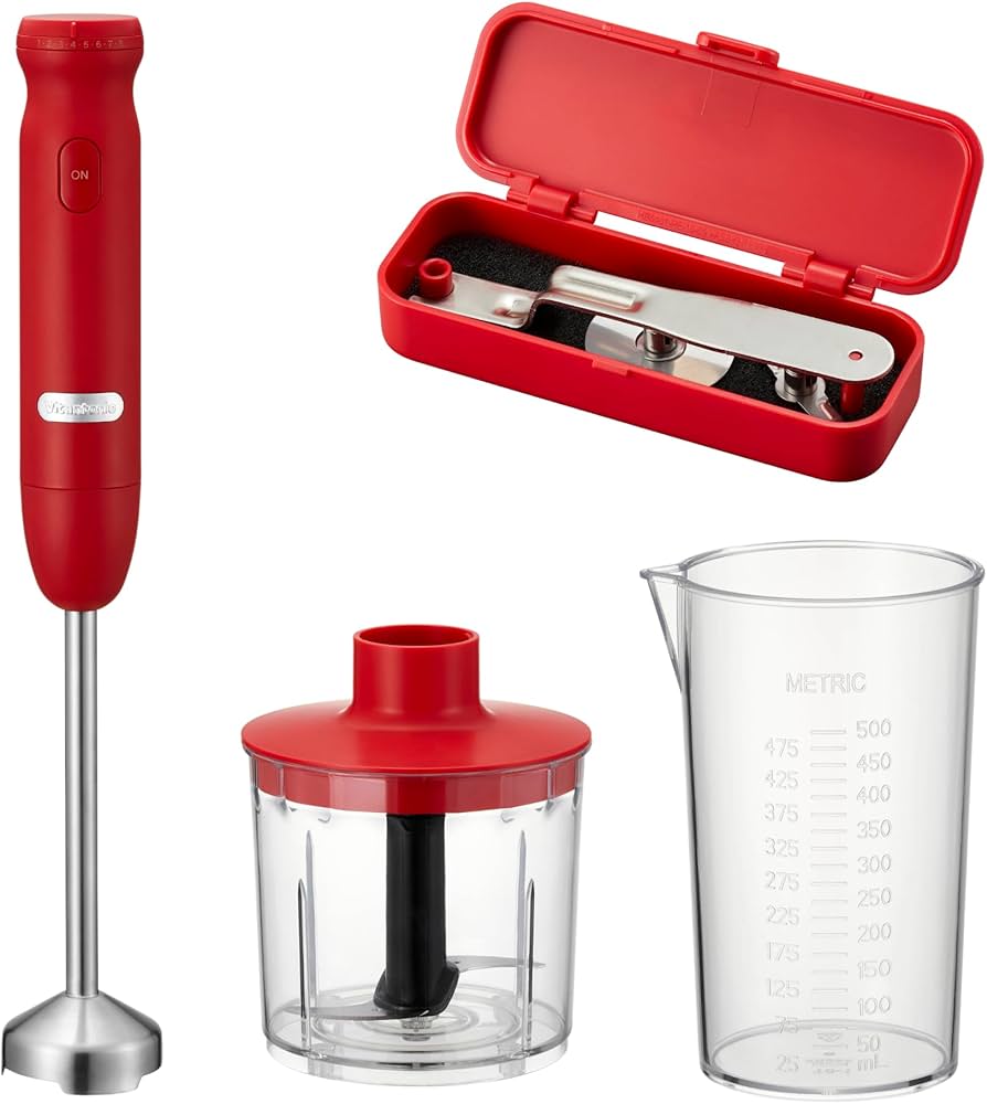 Amazon | [ ビタントニオ 公式 ] ハンドブレンダー (VHB-20-R) 【 1台5