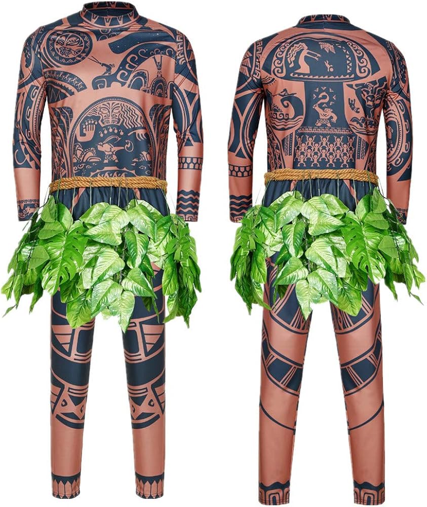 Amazon.co.jp: ト゛ロキ ショトウ マウイ タトゥー コスプレ衣装