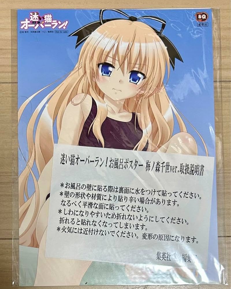 Amazon.co.jp: 迷い猫オーバーラン お風呂ポスター 梅ノ森千世 : ホビー