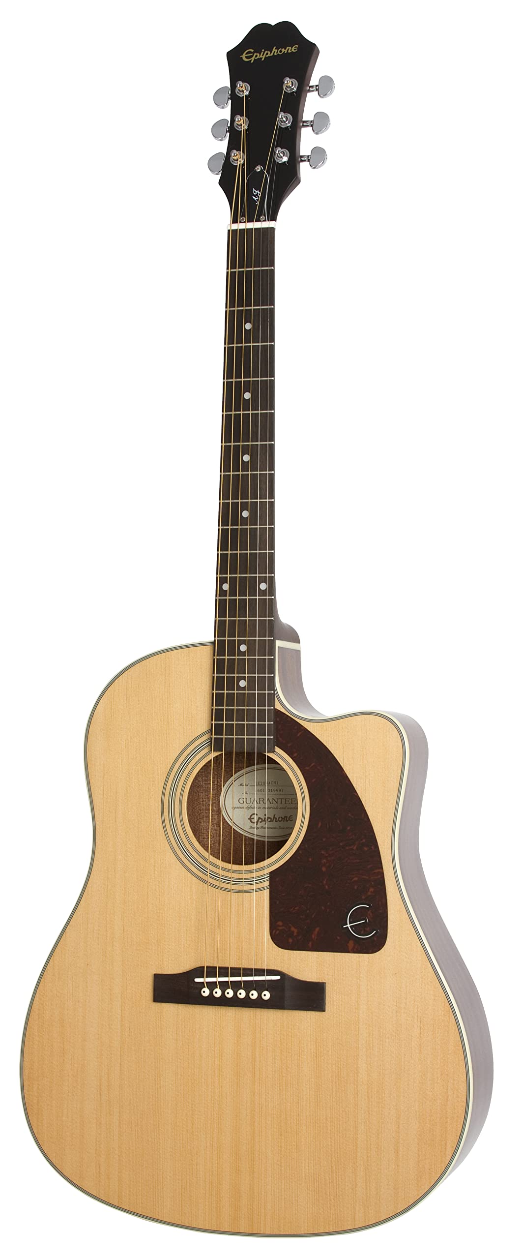 Amazon.com: Epiphone J-15 EC Deluxe Acoustic Electric, Natural