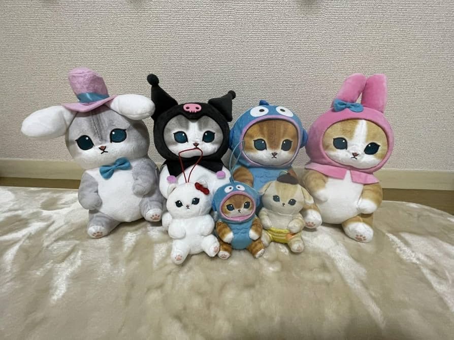 Amazon.co.jp: mofusand モフサンド シリーズ BIGぬいぐるみ4体 小さい