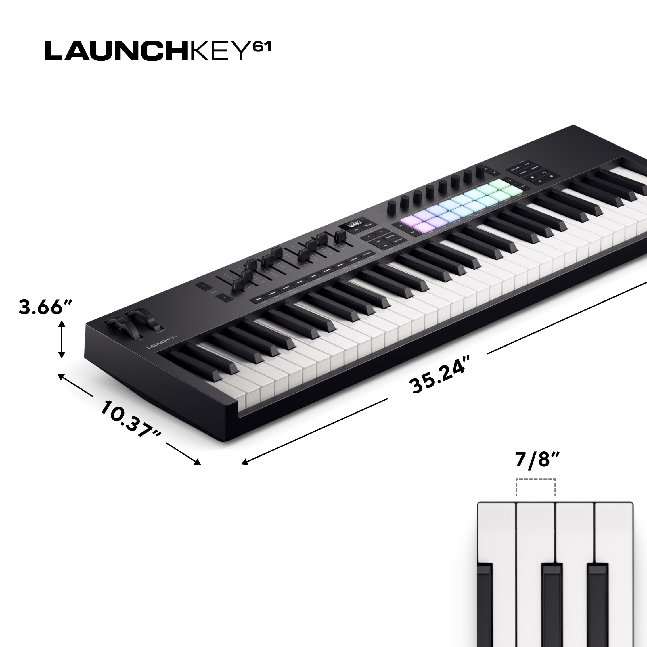 Amazon.com: Novation Launchkey 61 MK4 – 61 key Semi-Weighted, USB