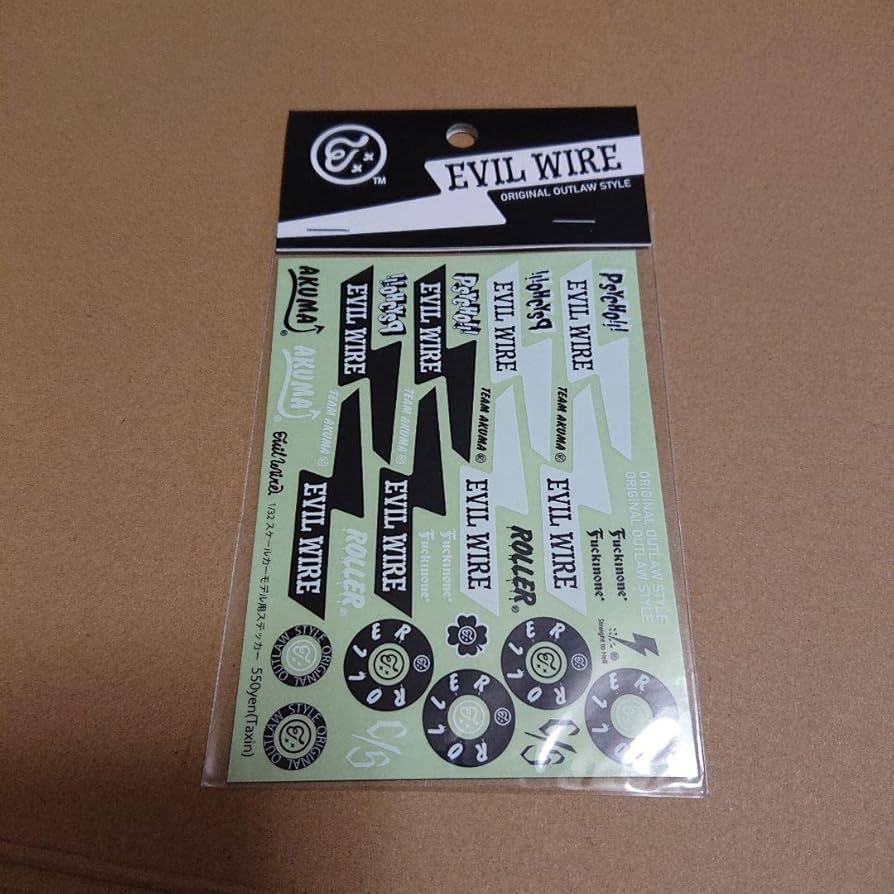 Amazon | ミニ四駆 イービルワイヤー ステッカー 通販