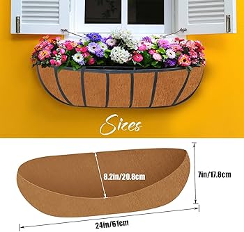 Amazon.co.jp: ウィンドウボックスライナー、ウォールプランター交換