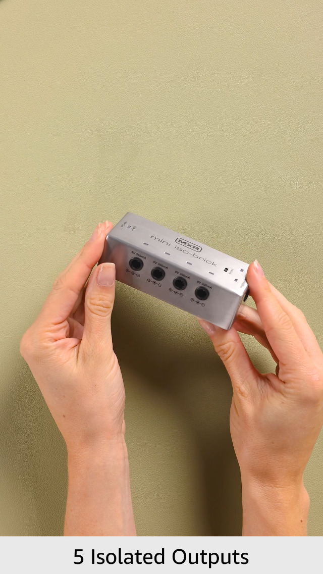 Amazon.com: MXR Mini Iso-Brick Power Supply Guitar Effects Pedal