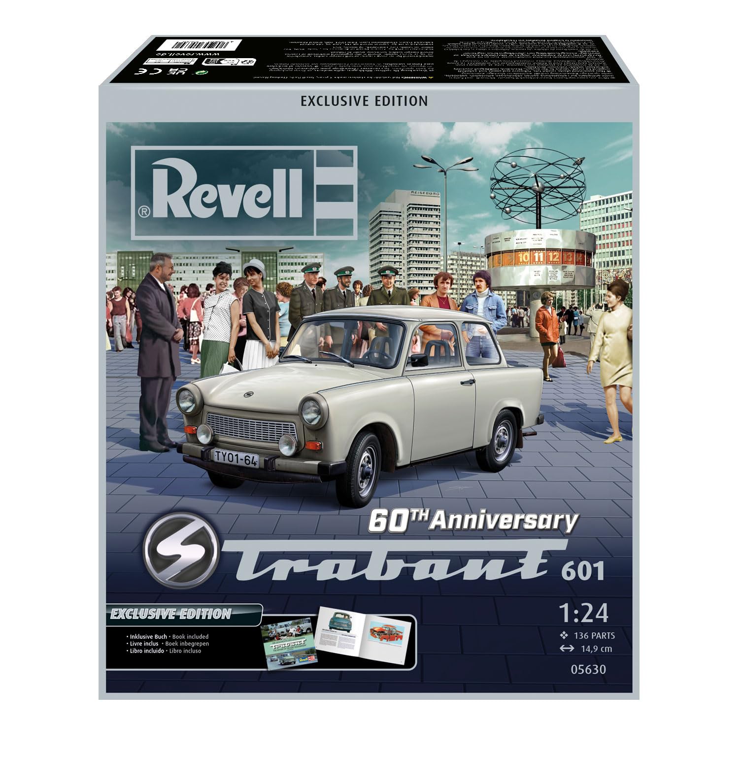 Amazon.com: Revell 05630 60th Anniversary Trabant 601 