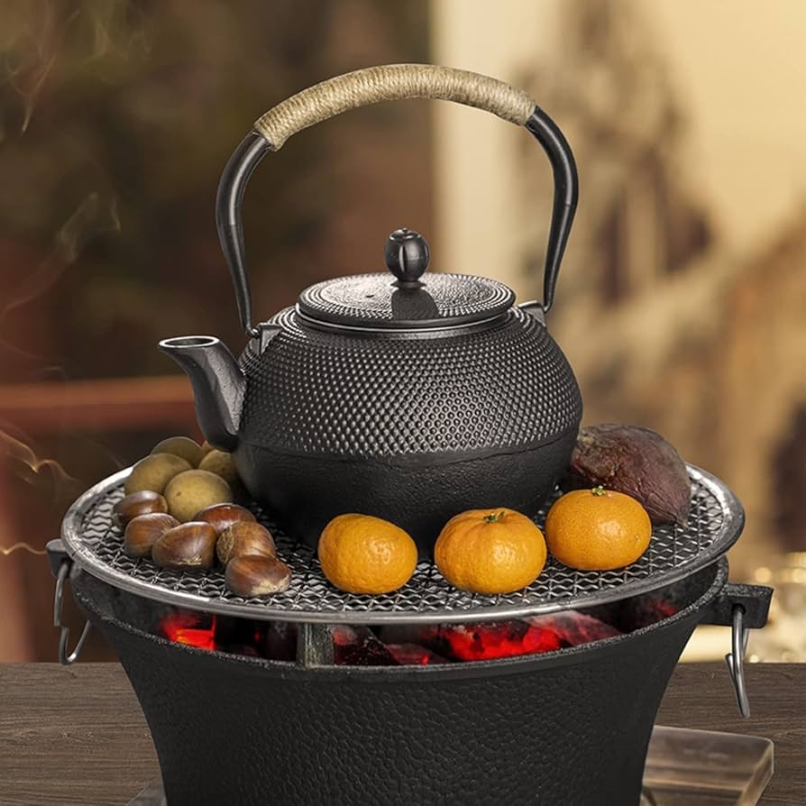 Amazon｜鉄瓶 南部鉄器 やかん ih 対応 直火可 南部鉄瓶 セット やかん