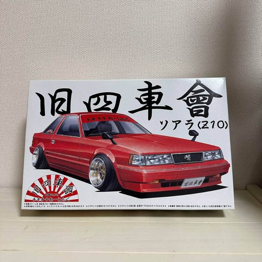 Amazon.co.jp: アオシマ プラモデル 旧四車會 チキチキレーシング