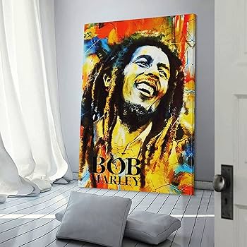 Amazon.co.jp: 著名な歌手ボブ・マーリーポスター 印刷 ポスター
