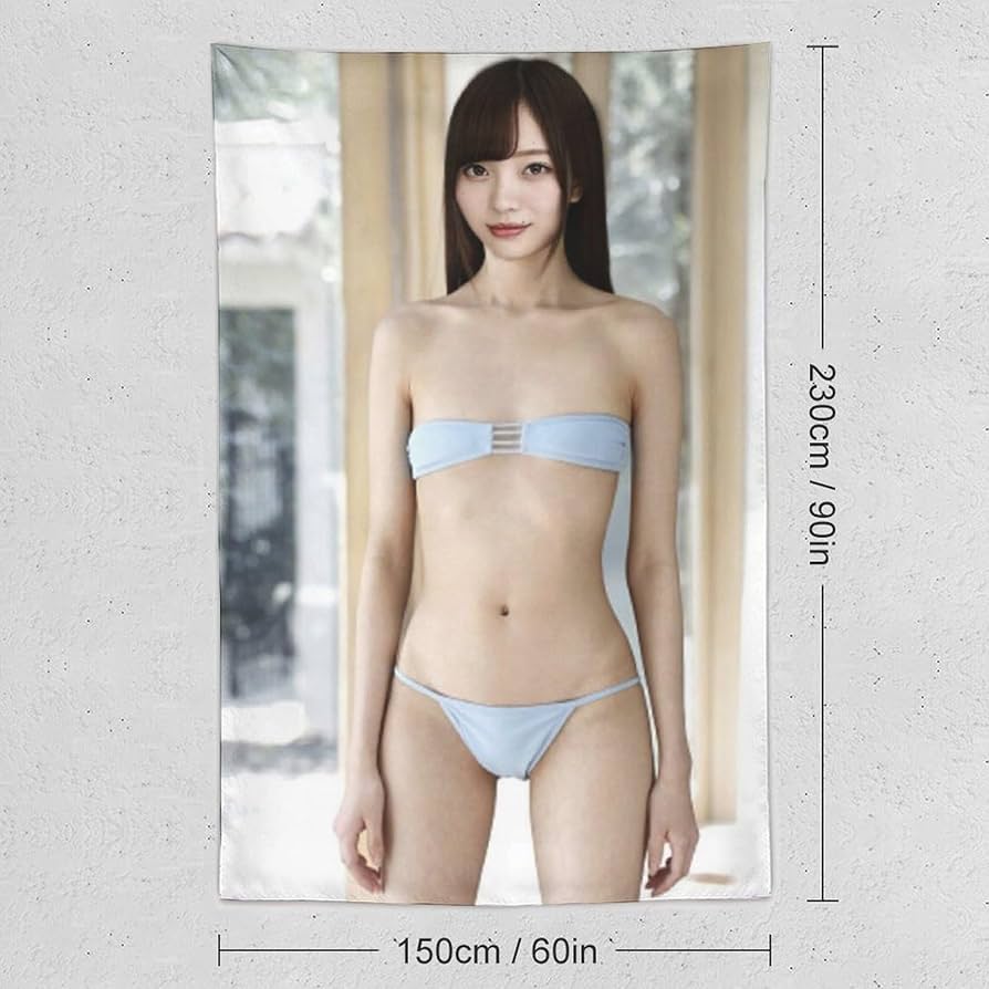 Amazon.co.jp: 梅澤美波 (15) 女優 写真 タペストリー 水着 下着