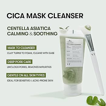 Amazon.com : VT COSMETICS Bundle CICA Daily Soothing Mask & CICA