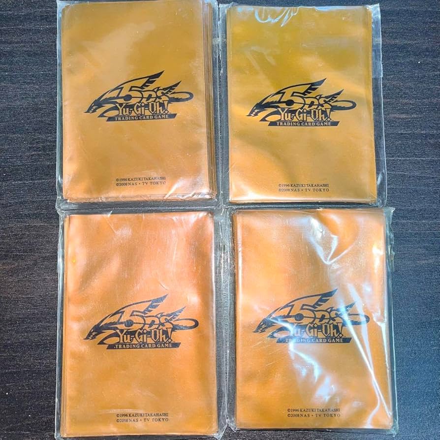 Amazon.co.jp: 海外限定遊 戯 王 スリーブ 5D's tin缶 ブロンズ 40枚×4